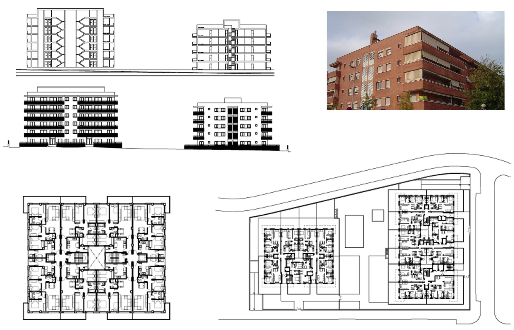 SET OF 2 BUILDINGS OF 105 APARTMENTS AND 110 PARKING SPACESPhoto of